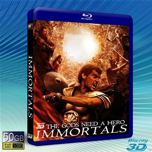 (快門3D) 戰神世紀 /驚天戰神 Immortals -藍光影片50G