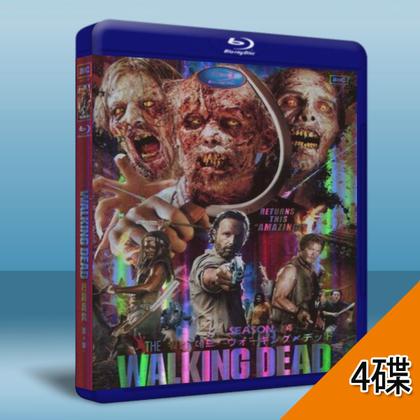 The Walking Dead 陰屍路/行屍走肉 第4季 四碟-（藍光影片25G）