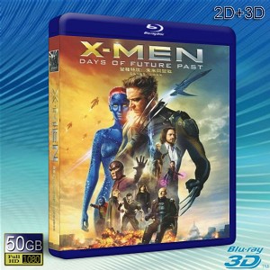 (3D+2D)變種特攻6：未來同盟戰 /X戰警:未來昔日X-Men: Days of Future Past   -（藍光影片50G） 
