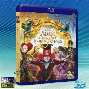  (優惠50G-2D+3D) 魔境夢遊：時光怪客 Alice Through the Looking Glass (2016) 藍光影片50G