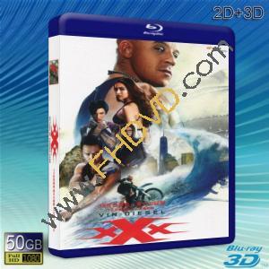  (優惠50G-2D+3D) 限制級戰警：重返極限 xXx: The Return of Xander Cage (2017)  藍光影片50G