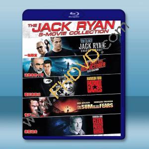  傑克萊恩系列五部曲 The Jack Ryan 5-Movie Collection藍光25G 5碟