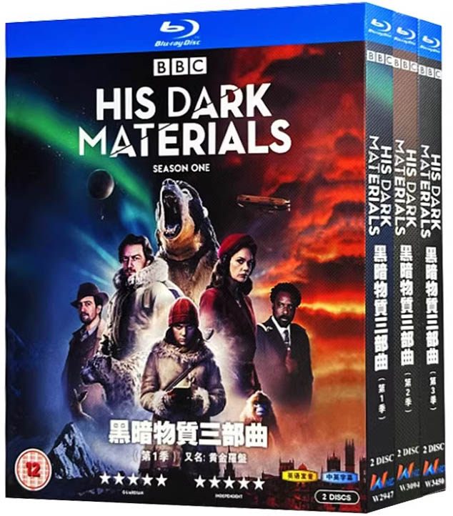 BBC 黑暗物質三部曲 第1-3季 藍光25G 6碟W		 