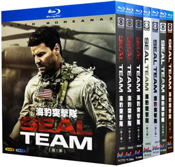 海豹突擊隊 SEAL Team 第1-7季 <終>藍光25G 18碟		 