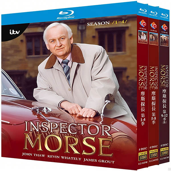 摩斯探長 第1-12季 Inspector Morse S1-S12 藍光25G 12碟L		 